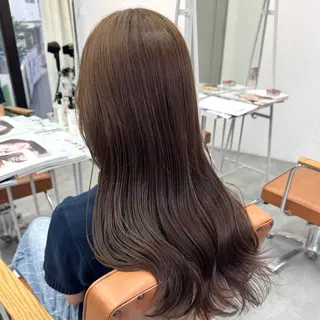 ロング カラー ヘアアレンジ ブリーチなしカラー /新百合ヶ丘/安形翔のヘアスタイル