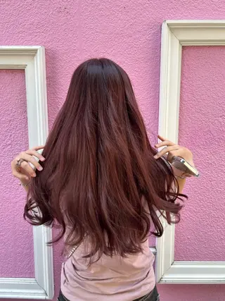 ロング レイヤー／マツエク 💋𝑨𝑵𝑵𝑨のヘアスタイル