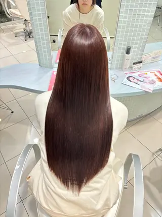 ロング カラー 綺麗め/ トレンドヘア/みずはのヘアスタイル