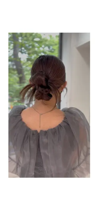 ヘアアレンジ 髪質改善”艶"カラー 🤍Hono🐶のヘアスタイル