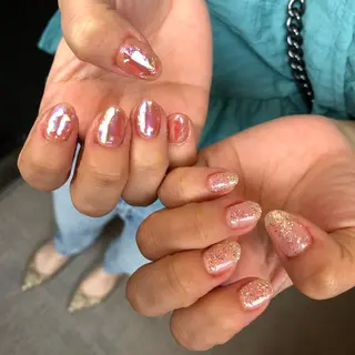 ロング カラー ヘアアレンジ キッズ ネイル マツエク・マツパ 福田 加奈のネイルデザイン