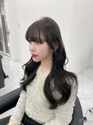 ロング MOE 福岡韓国ヘア✧︎のヘアスタイル
