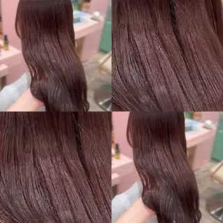 カラー 🍒Megumi /暖色寒色系カラーのヘアスタイル