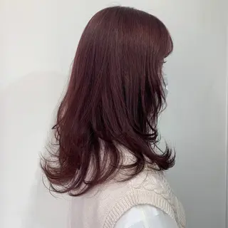 セミロング カラー HARUKA韓国ヘア /Luana梅田のヘアスタイル