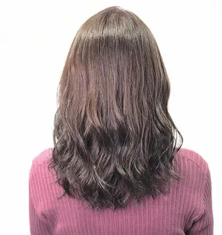 セミロング カラー 髪質改善/縮毛矯正 レイヤー/松川匠のヘアスタイル