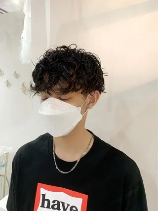 パーマ メンズ LITTLE _KATOのヘアスタイル