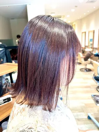 ミディアム カラー レイヤーカット×艶髪 /Ayanaのヘアスタイル