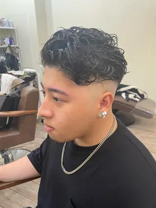 ショート パーマ メンズ WEST OLAND加藤圭介のヘアスタイル