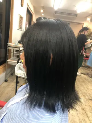 ミディアム カラー 水谷 寛太のヘアスタイル