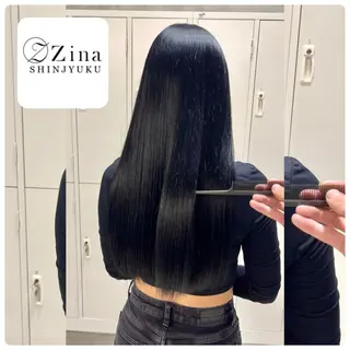 ロング 新宿📍韓国ヘア 🇰🇷透明感カラーのヘアスタイル