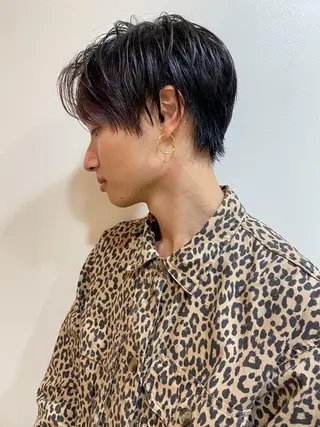 カラー メンズ salowin渋谷kitaya park前所属・RIKA韓国ヘア/く びれヘア/上品カラーのヘアスタイル