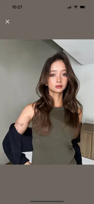 ロング 🎀 うる艶透明感 カラー / 錦糸町のヘアスタイル