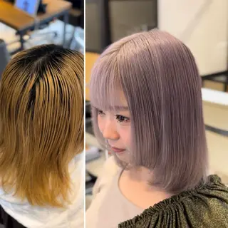 ショート カラー 🌿earth亀有店 【緑髪のノブ】🌿のヘアスタイル