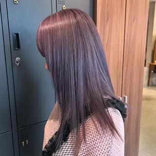 セミロング カラー suri-ru hair【スリールヘアー】所属・FURUSAWA AOIのヘアスタイル