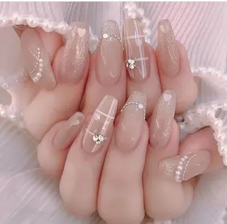 ロング カラー Bling Salonのネイルデザイン