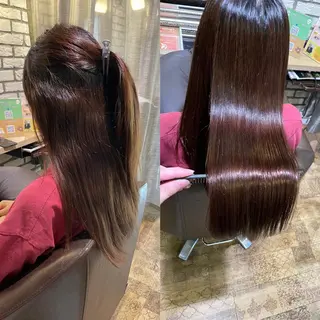 ロング 西中島エリアNo.1 ✨髪質改善ラビマーニのヘアスタイル