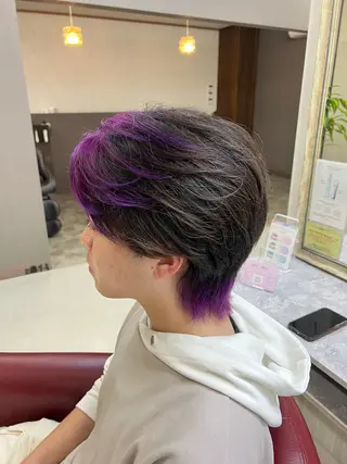 ショート カラー メンズ KEN 🌟のヘアスタイル