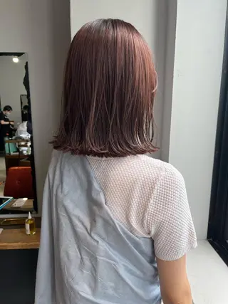 ミディアム ケアブリーチ/ボブ/ honoのヘアスタイル