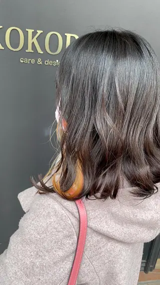 セミロング 亀川蓮 Agu hairのヘアスタイル