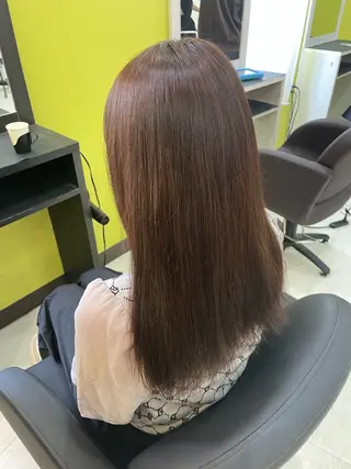 ロング 奥野碧🌈艶髪 /ダメージレスカラーのヘアスタイル