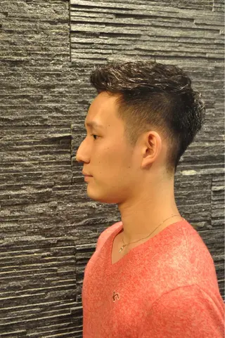 ショート パーマ メンズ 山田 香菜のヘアスタイル