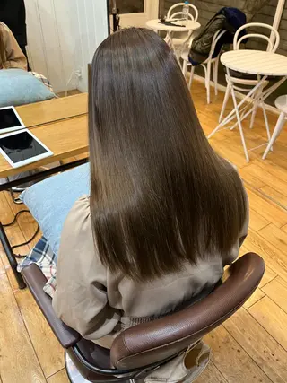 ロング カラー パーマ GO TODAY シェアサロン 表参道Flos店所属・nishi fuyumiのヘアスタイル