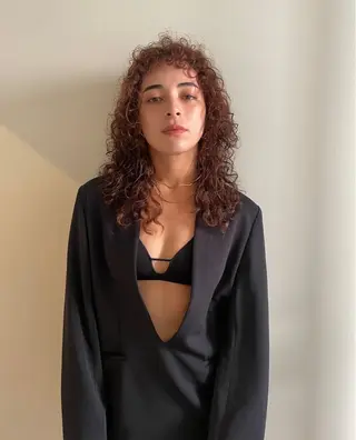 ロング カラー 渋谷 留菜のヘアスタイル