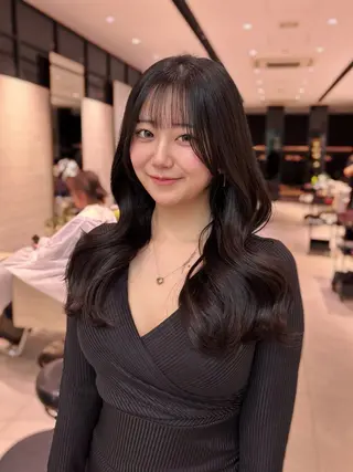 ロング カラー 銀座/髪質改善/韓国 カラー🍓原田侑依のヘアスタイル