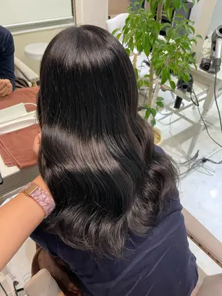 セミロング カラー 垢抜け似合わせカラー /梅田 /ayanaのヘアスタイル