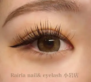 マツエク・マツパ Rairia nail&eyelash所属・Rairia CHIKAのマツエク・マツパデザイン