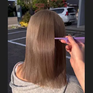 ミディアム 【レイヤー×透明感 カラー】mayaのヘアスタイル