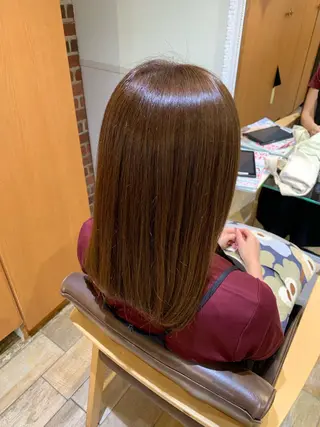 ミディアム カラー 高橋友里亜 /フリーランスのヘアスタイル