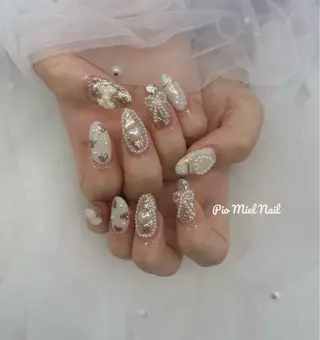 ネイル momo 長さだしのネイルデザイン