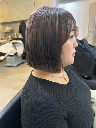 ショート 🌈扱いやすいボブ× ブリーチ🌈TAMEのヘアスタイル