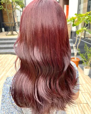 セミロング カラー ヘアアレンジ DX SHARE SALON 原宿店所属・レイヤーカット/ 田中 しょうのヘアスタイル