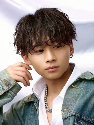 パーマ メンズ AITOKYO men 渋谷店所属・佐藤 正輝のヘアスタイル