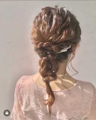 セミロング カラー パーマ ヘアアレンジ メンズ キッズ grand story/colulu渋谷2号店所属・kotona 🤍miuraのヘアスタイル