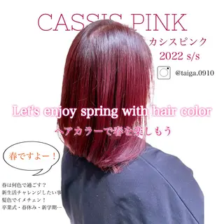 ミディアム カラー レディースヘア💫 加藤たいが🐯のヘアスタイル