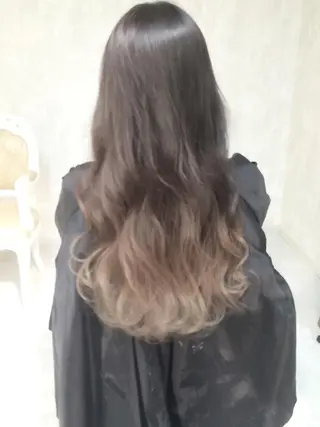 ミディアム セミロング ロング カラー LAS 代表 ナガカワ コウヘイのヘアスタイル