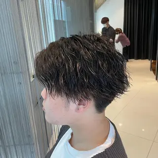 パーマ メンズ little×aimer仙台2号店所属・仙台駅/メンズパーマ /🔗髙橋海汰のヘアスタイル