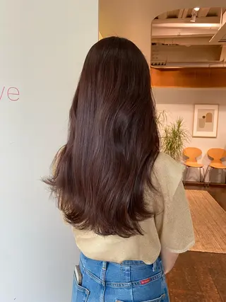 ロング カラー ヘアアレンジ SALOWIN原宿iori店所属・レイヤー🌟艶カラー 🕊まやのヘアスタイル