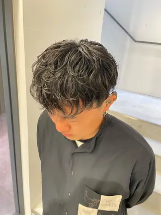 パーマ メンズ Wehlen所属・透明感カラー🌟 keisukeのヘアスタイル