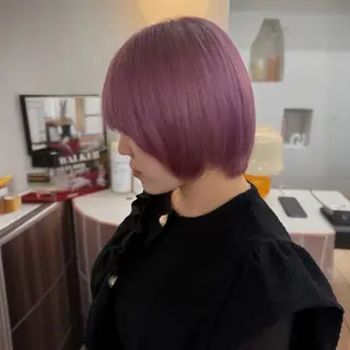 ミディアム 艶ハイトーン/ 颯一朗のヘアスタイル