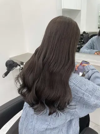 ロング カラー ヘアアレンジ salowin新宿East3階所属・艶美髪/髪質改善 /縮毛矯正/木元渓太のヘアスタイル