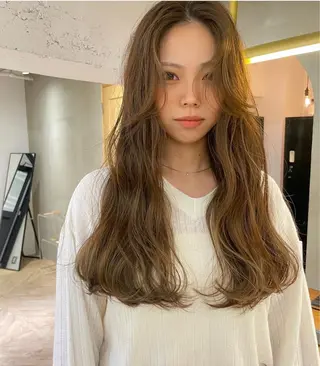 セミロング レイヤーカット/暖色 カラー/mao🎀のヘアスタイル