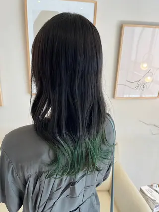 セミロング ダメージレス◎東区/ 艶カラー💫/斉藤拓のヘアスタイル