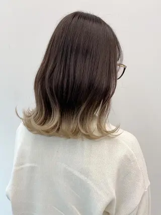 セミロング 【公式】amble luxe 中野のヘアスタイル