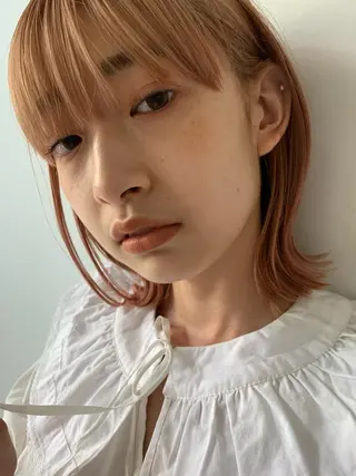 ミディアム 西山 紗耶香🪽 透明感カラー/ボブのヘアスタイル