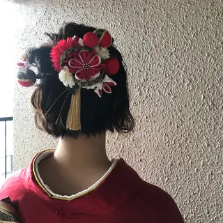 ショート ヘアアレンジ chouette/ 根本優希のヘアスタイル