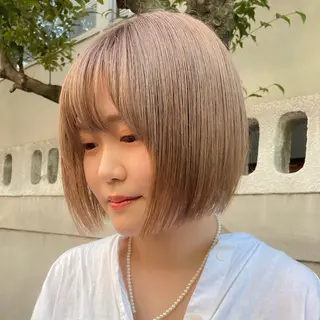 カラー ブリーチなし/透明感 /ショート/大世のヘアスタイル